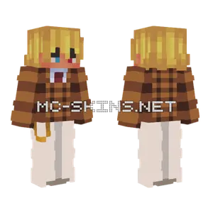 Straw Hat Outfit Minecraft skin