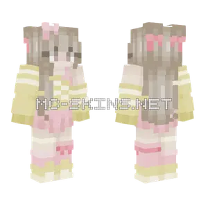 Strawberries N Bananas Minecraft skin