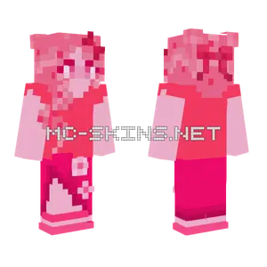 Strawberry Blossom Girl Minecraft skin
