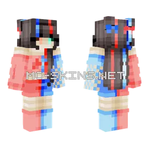 Strawberry Blueberry Minecraft skin