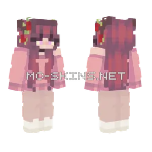 Strawberry Deerling Minecraft skin