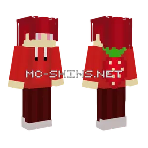 Strawberry Guy Minecraft skin