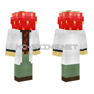Strawberry Hat Boy Minecraft skin