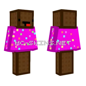 Strawberry Ice Cream Sandwich Minecraft skin