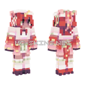 Strawberry Unicorn CE Minecraft skin