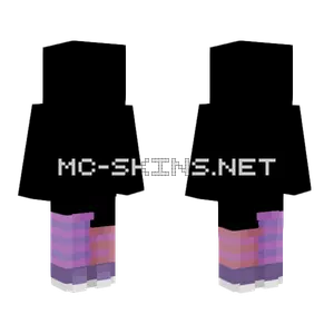 Striped Shoes Socks Outfit Minecraft skin