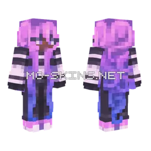 Striped Supernova SF Minecraft skin