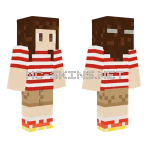 Stripey Boy Outfit Minecraft skin