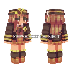 Study In Sunflowers Minecraft skin