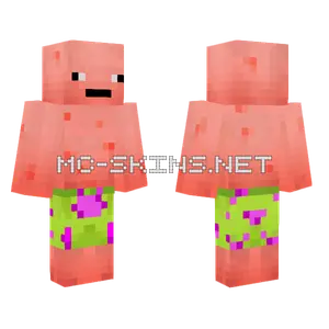 Stupid Patrik Minecraft skin