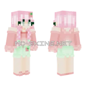 Stwsbe Pink Girl Minecraft skin