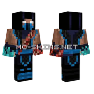 Sub Zero Outfit Minecraft skin