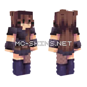 Suffering Girl Minecraft skin