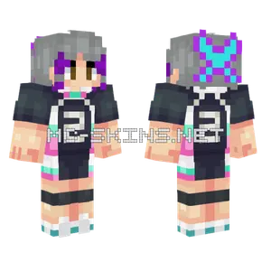 Sugawara Shinobu Combined Minecraft skin