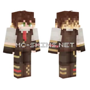 Suited Up Minecraft skin