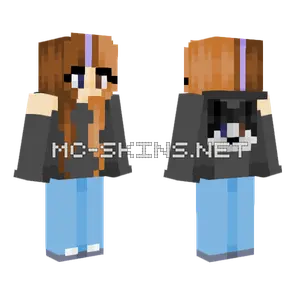 Summer Amber Girl Minecraft skin
