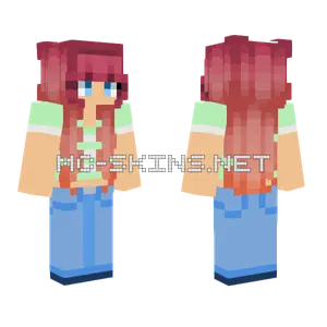 Summer Collection 4 Green Minecraft skin