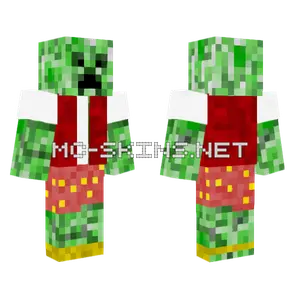 Summer Creeper Minecraft skin