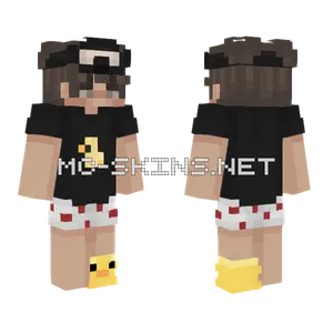 Summer Duck Pajamas Minecraft skin