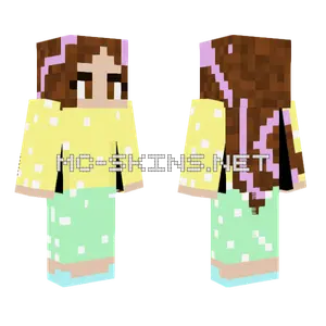 Summer Girl Minecraft skin