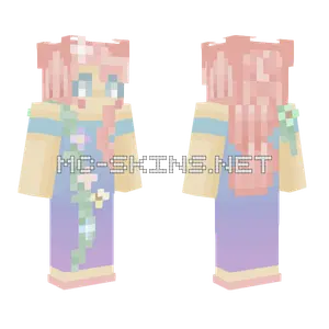 Summer Girl By Seashore Minecraft skin