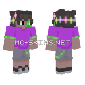 Summer Life Green Minecraft skin
