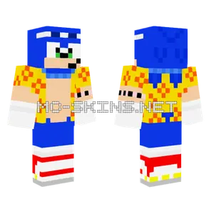 Summer Sonic V2 Minecraft skin