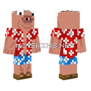 Summer Trader Minecraft skin