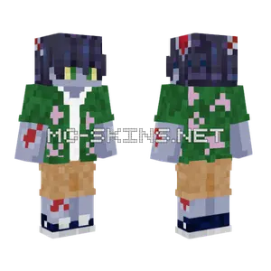 Summer Zombie Minecraft skin