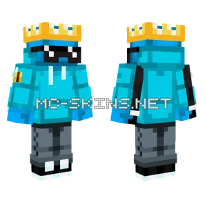 Sumsarmc Blue Robot Minecraft skin