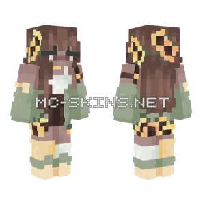 Sunflower Girl Minecraft skin