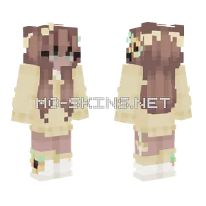 Sunflower Girl Minecraft skin