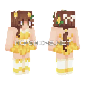 Sunflower Girl Minecraft skin