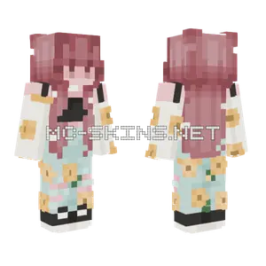 Sunflower Meadows Girl Minecraft skin