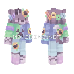 Sunflower Still Grows At Night Minecraft skin