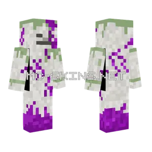 Sunken Skeleton Concept Base Minecraft skin