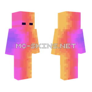 Sunset Blob Minecraft skin