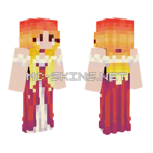 Sunset Girl Minecraft skin
