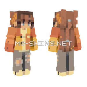 Sunset Varsity Raffle Minecraft skin
