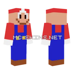 Super Mario Minecraft skin