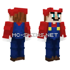 Super Mario Minecraft skin