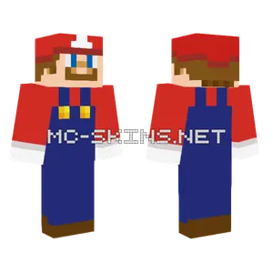 Super Mario Minecraft skin