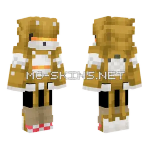 Super Mecha Sonic Minecraft skin