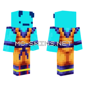 Super Pandajin Blue Minecraft skin