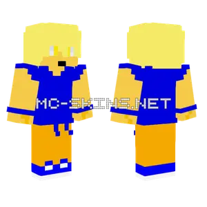 Super Saiyan 2 Goku Minecraft skin