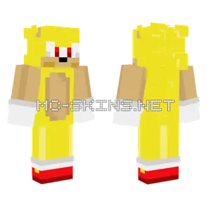 Super Sonic C00l Minecraft skin