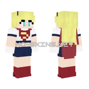Supergirl Linda Danvers Minecraft skin