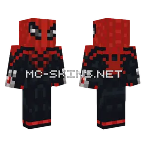 Superior Spider-Man Minecraft skin