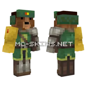 Superloafbear Knight Minecraft skin