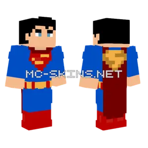 Superman Minecraft skin